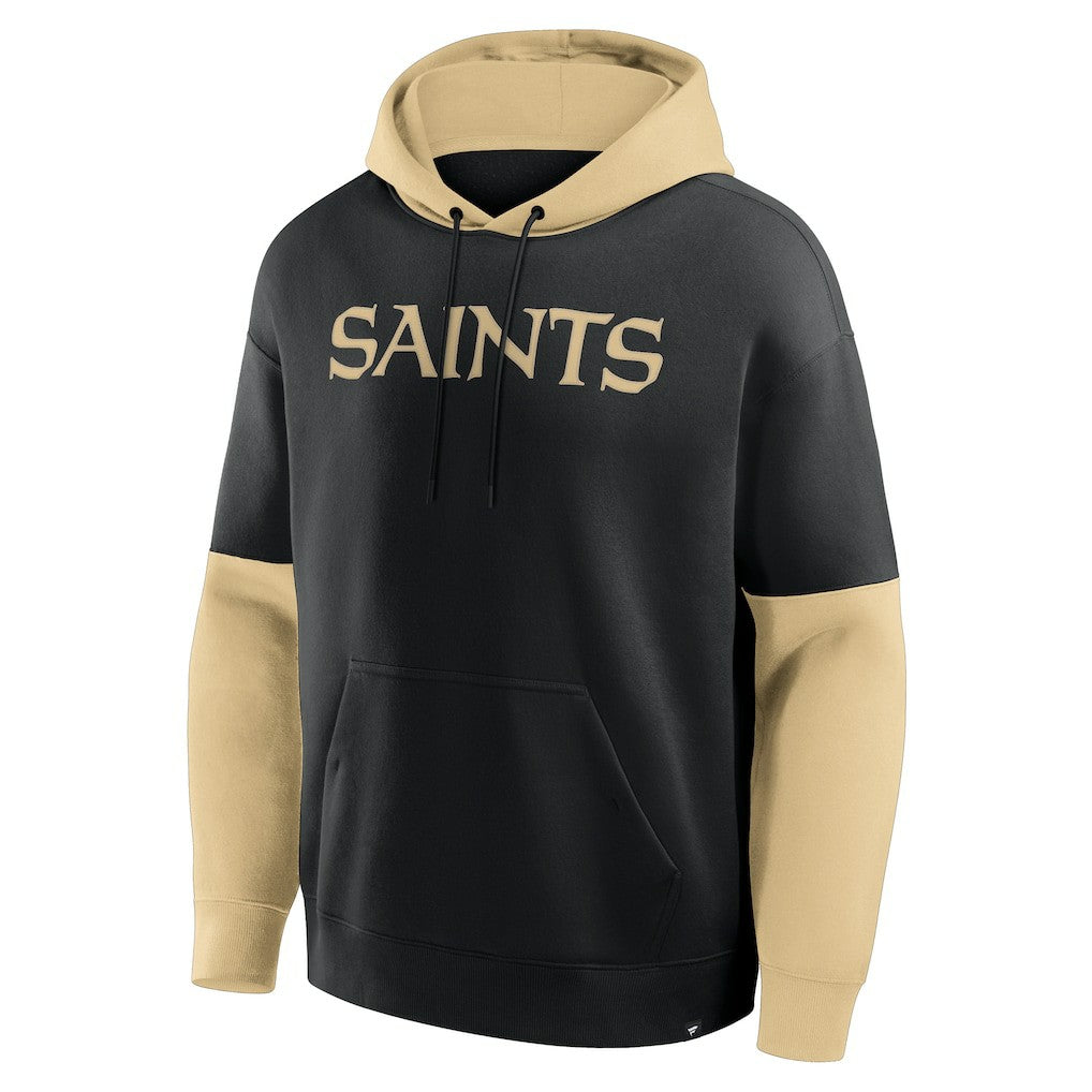 New Orleans Saints Helmet Pullover Hoodie - Black - Fanatics