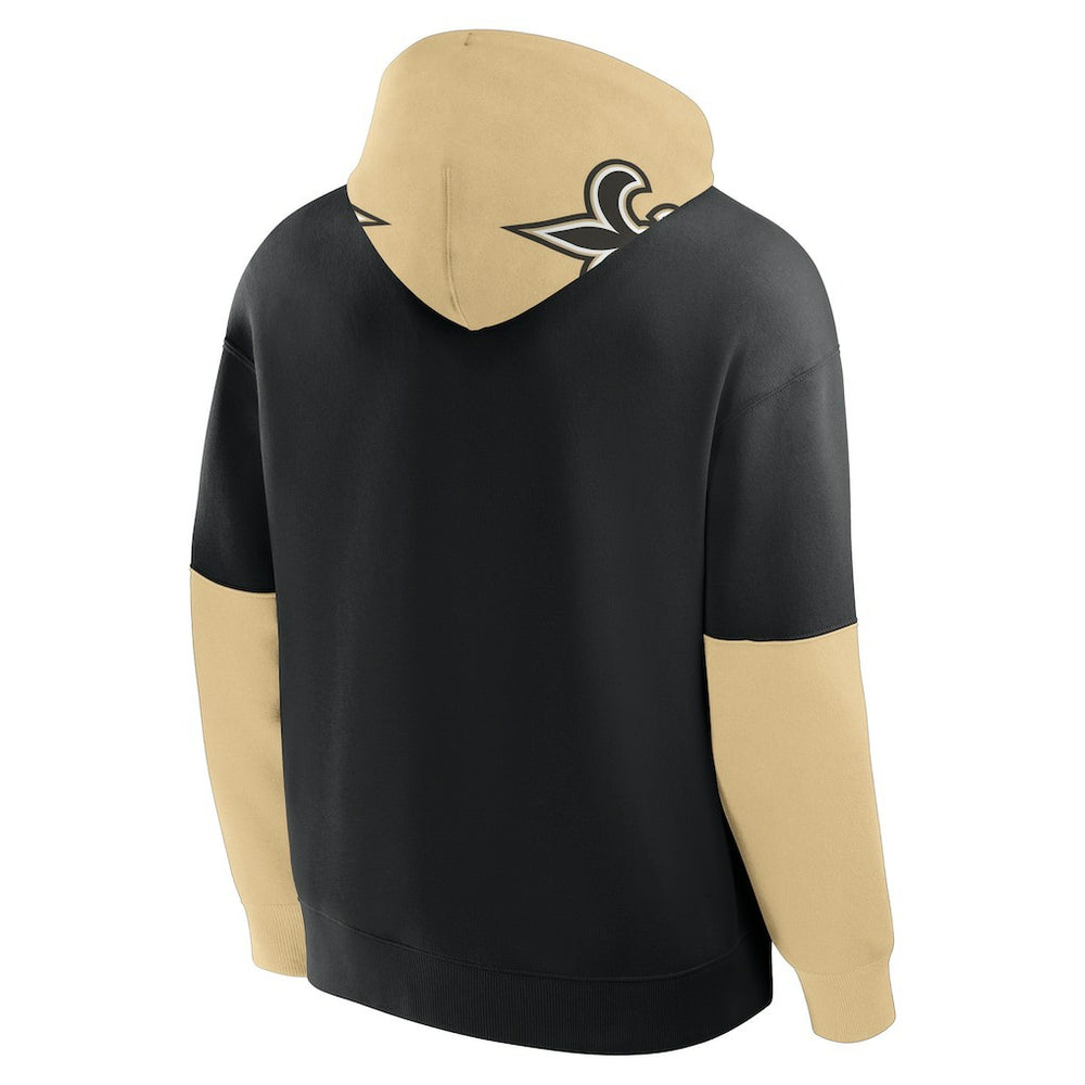 New Orleans Saints Helmet Pullover Hoodie - Black - Fanatics