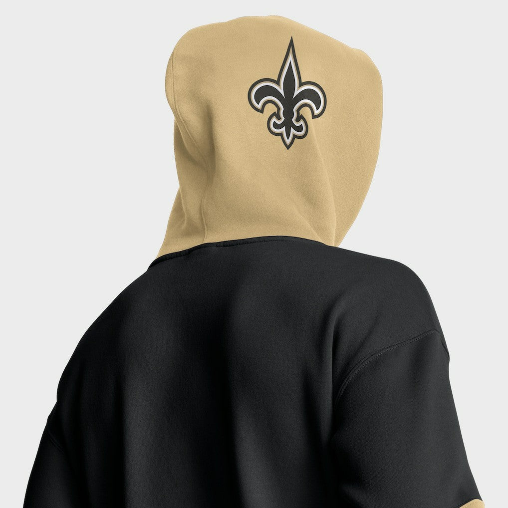 New Orleans Saints Helmet Pullover Hoodie - Black - Fanatics