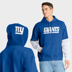 New York Giants Helmet Pullover Hoodie - Royal - Fanatics