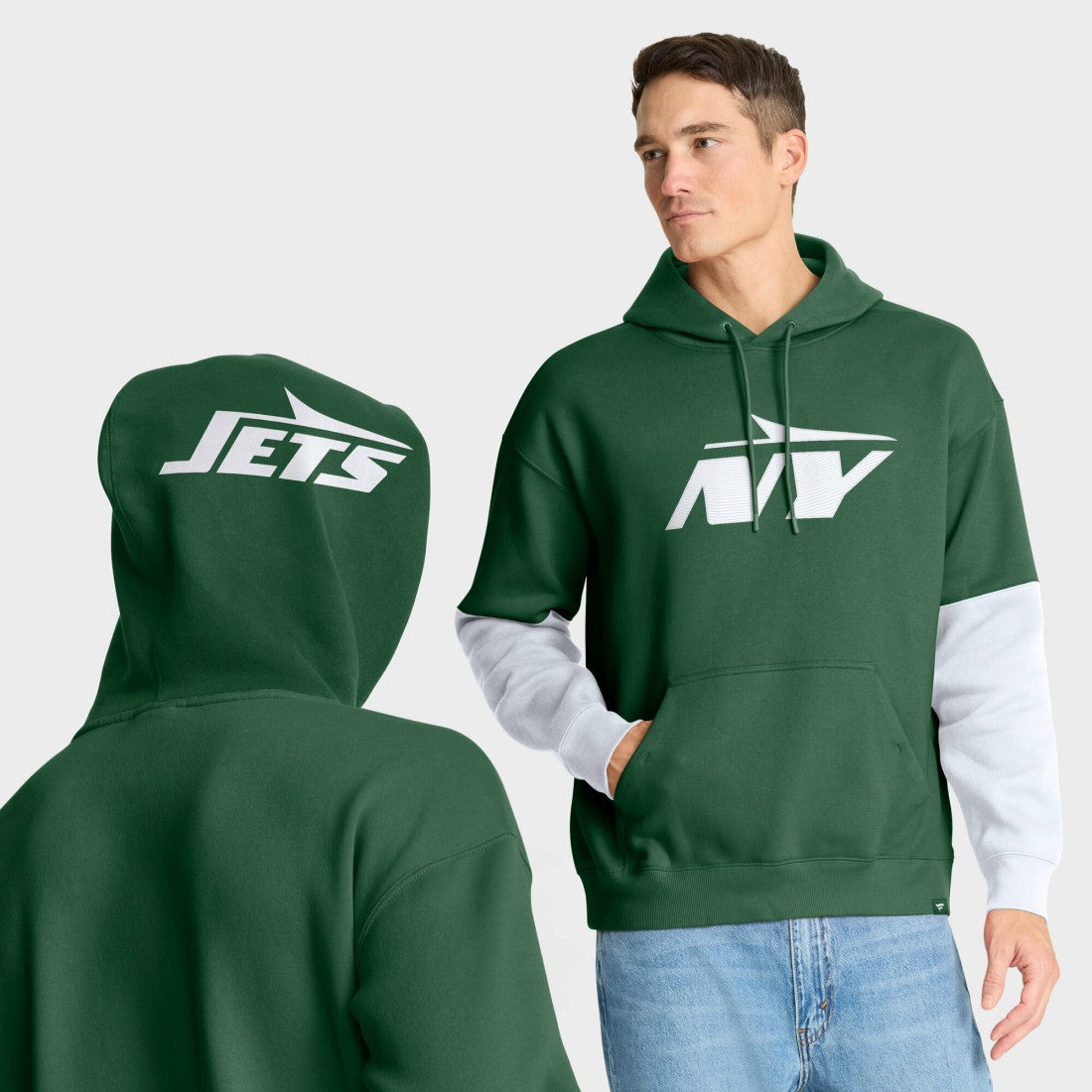 New York Jets Helmet Pullover Hoodie - Green - Fanatics