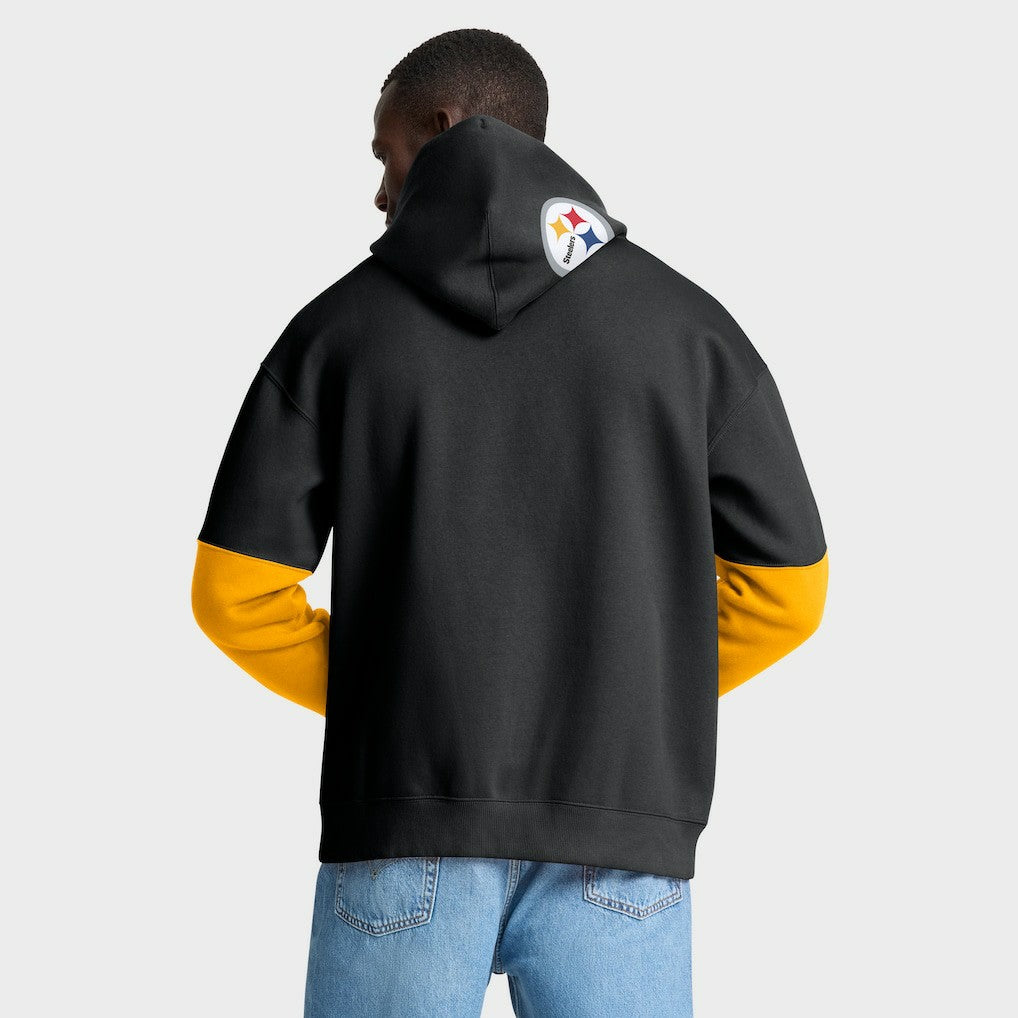 Pittsburgh Steelers Helmet Pullover Hoodie - Black - Fanatics