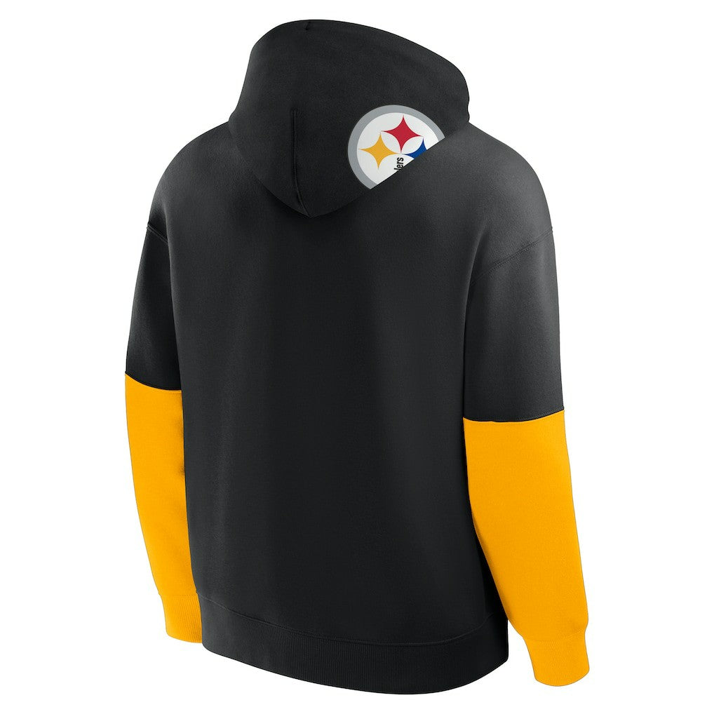 Pittsburgh Steelers Helmet Pullover Hoodie - Black - Fanatics