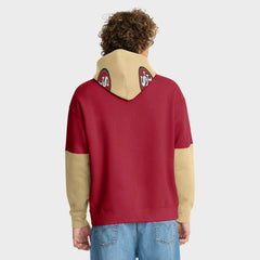San Francisco 49ers Helmet Pullover Hoodie - Scarlet - Fanatics