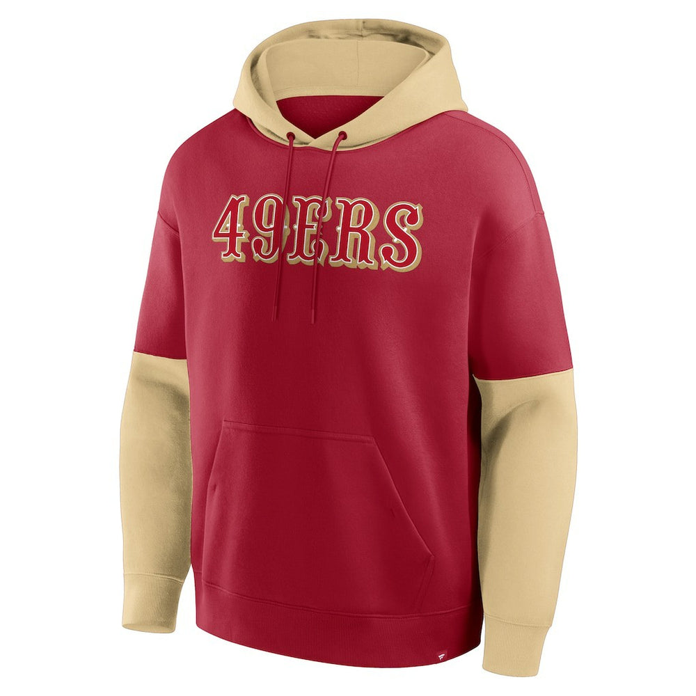 San Francisco 49ers Helmet Pullover Hoodie - Scarlet - Fanatics