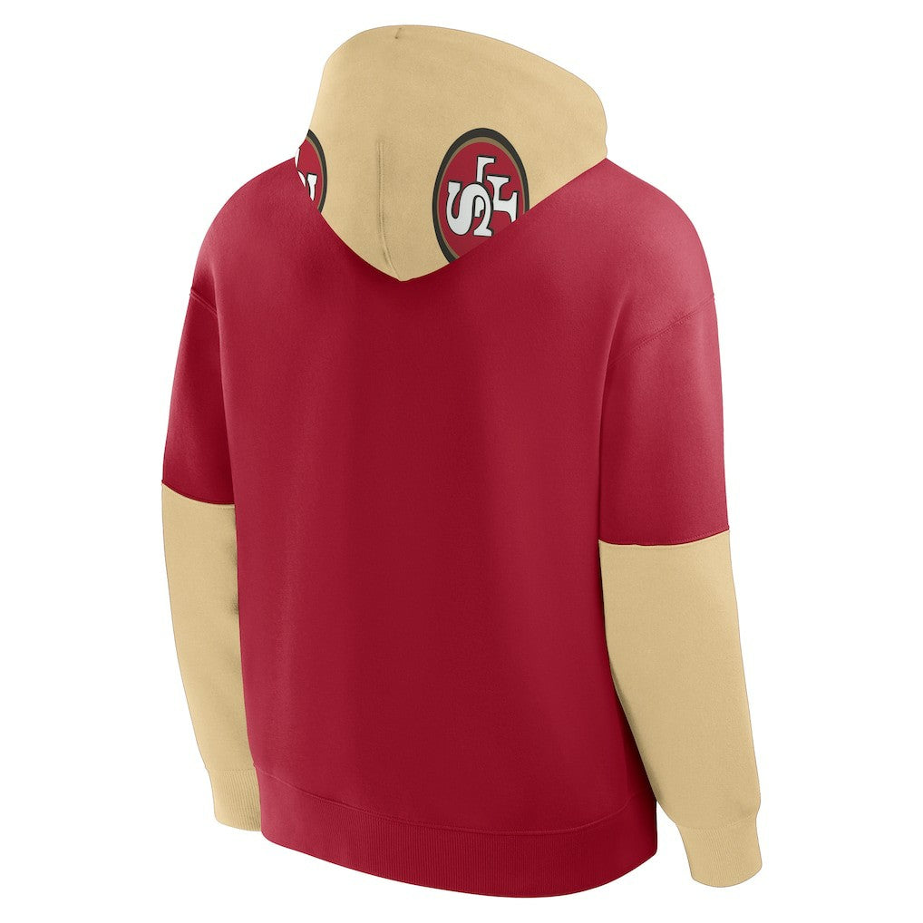 San Francisco 49ers Helmet Pullover Hoodie - Scarlet - Fanatics