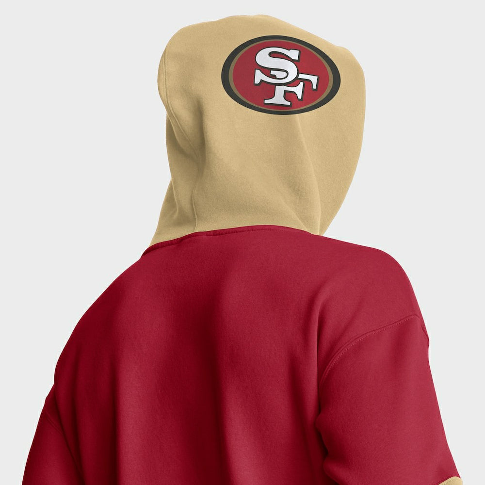 San Francisco 49ers Helmet Pullover Hoodie - Scarlet - Fanatics