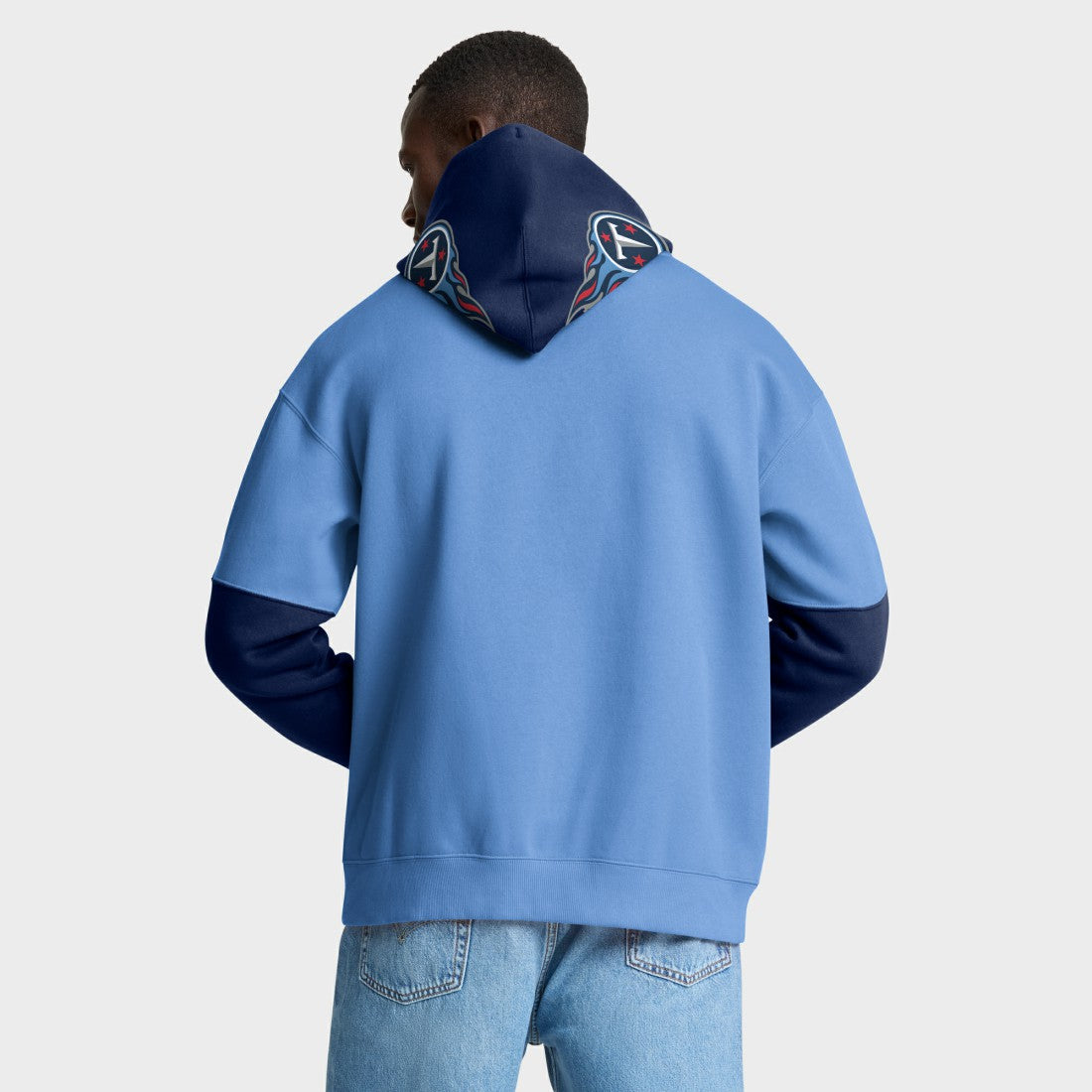 Tennessee Titans Helmet Pullover Hoodie - Light Blue - Fanatics