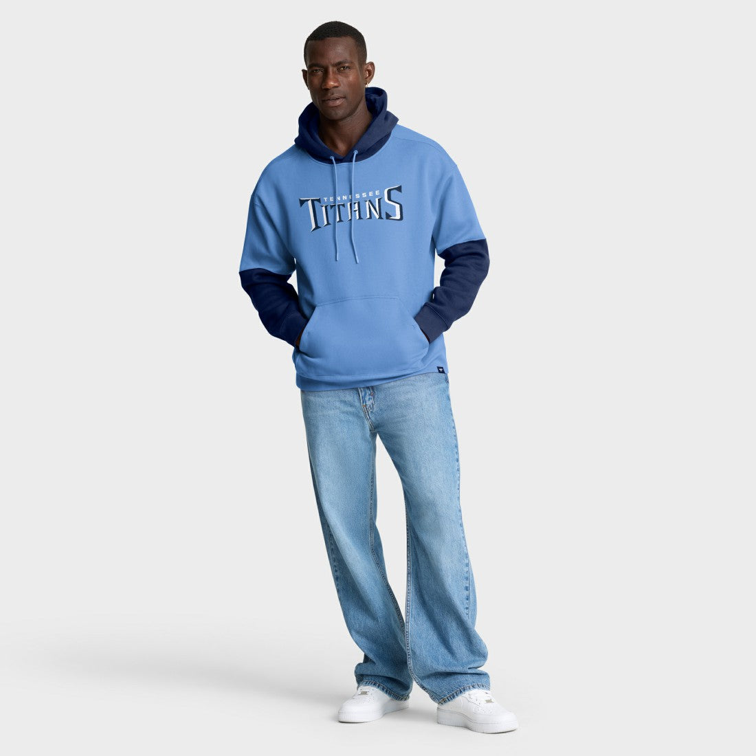Tennessee Titans Helmet Pullover Hoodie - Light Blue - Fanatics