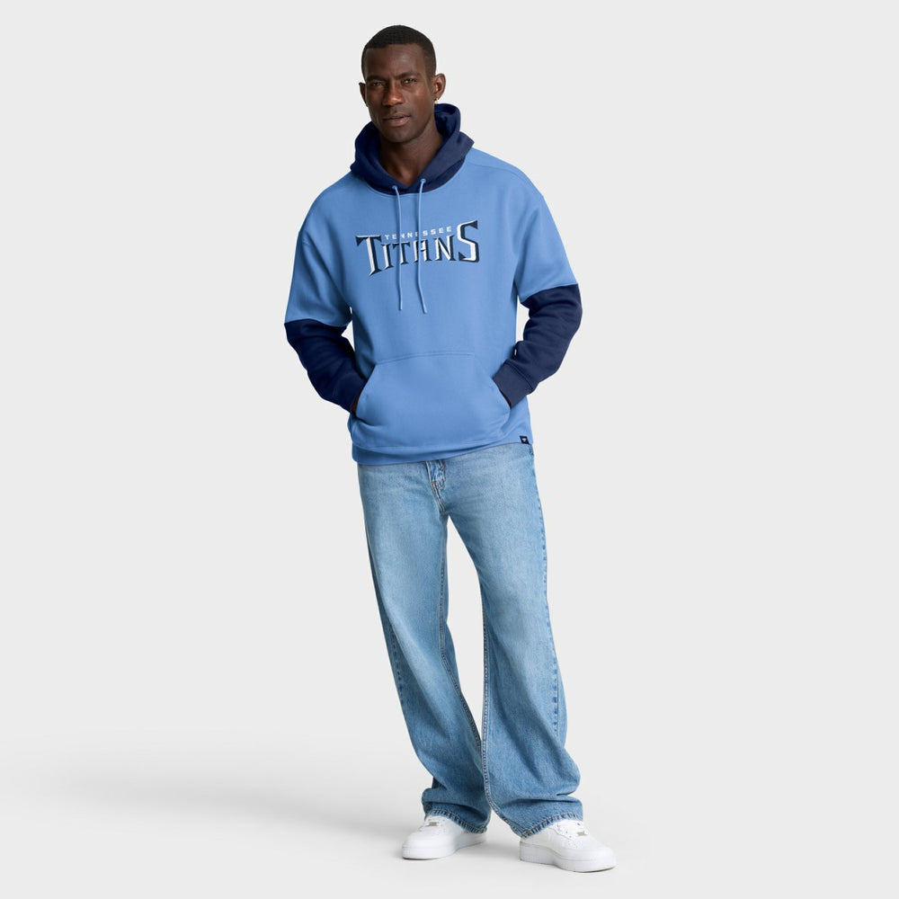 Tennessee Titans Helmet Pullover Hoodie - Light Blue - Fanatics