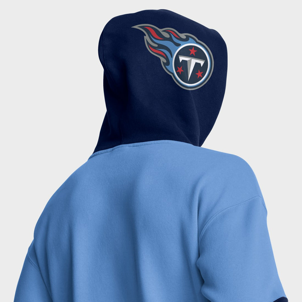 Tennessee Titans Helmet Pullover Hoodie - Light Blue - Fanatics