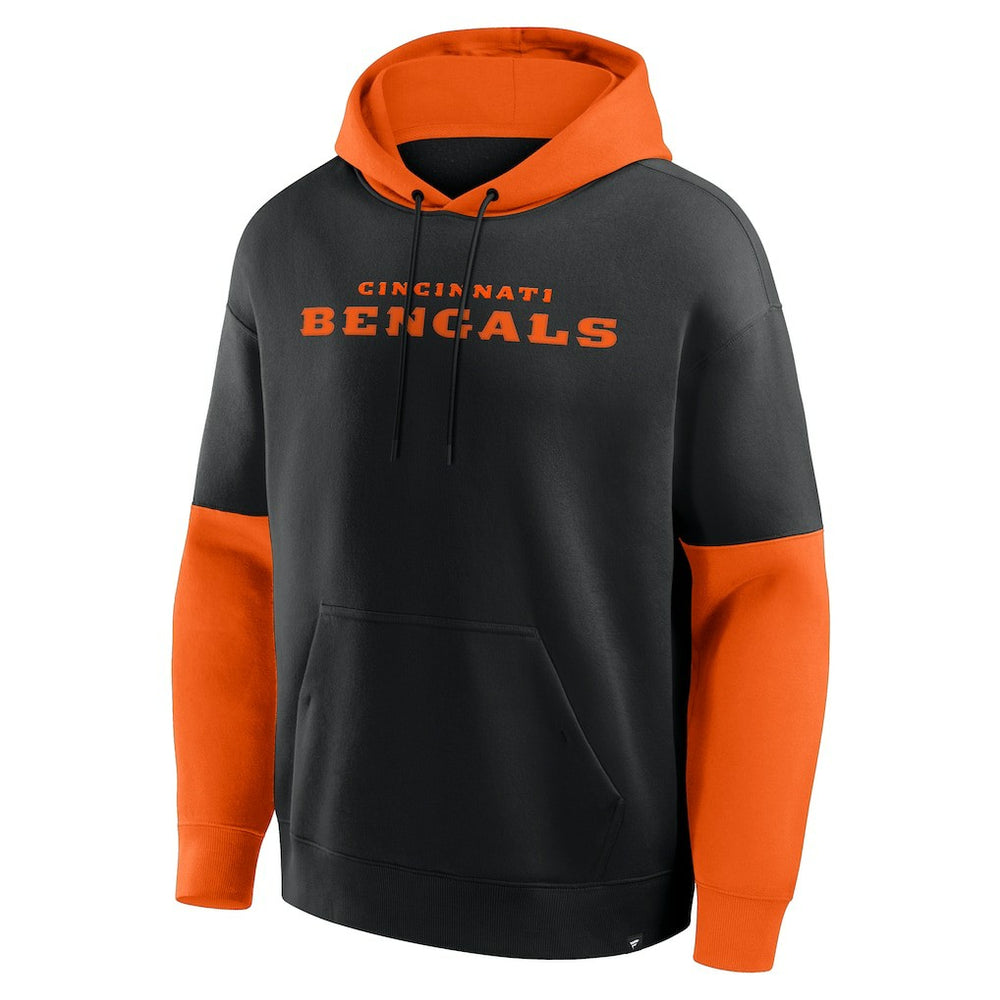Cincinnati Bengals Helmet Pullover Hoodie - Black - Fanatics