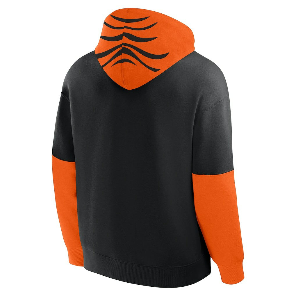 Cincinnati Bengals Helmet Pullover Hoodie - Black - Fanatics