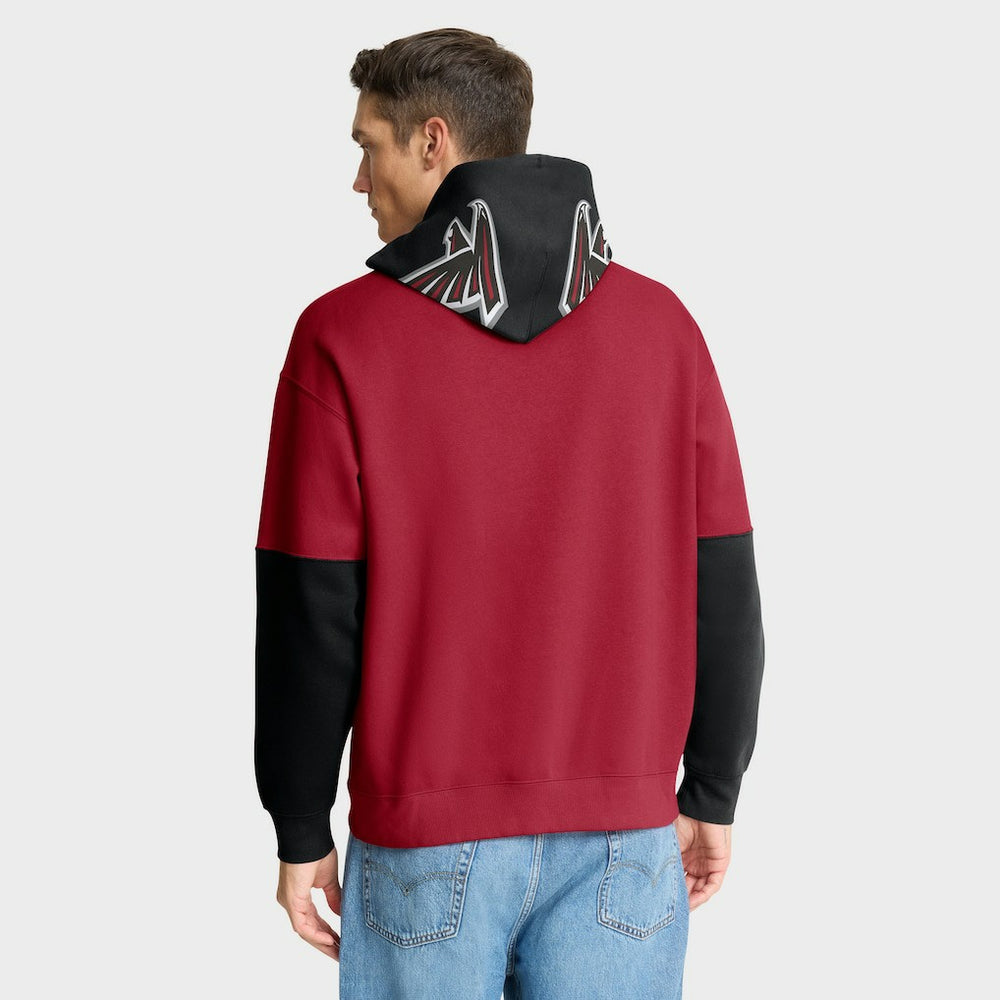 Atlanta Falcons Helmet Pullover Hoodie - Red - Fanatics