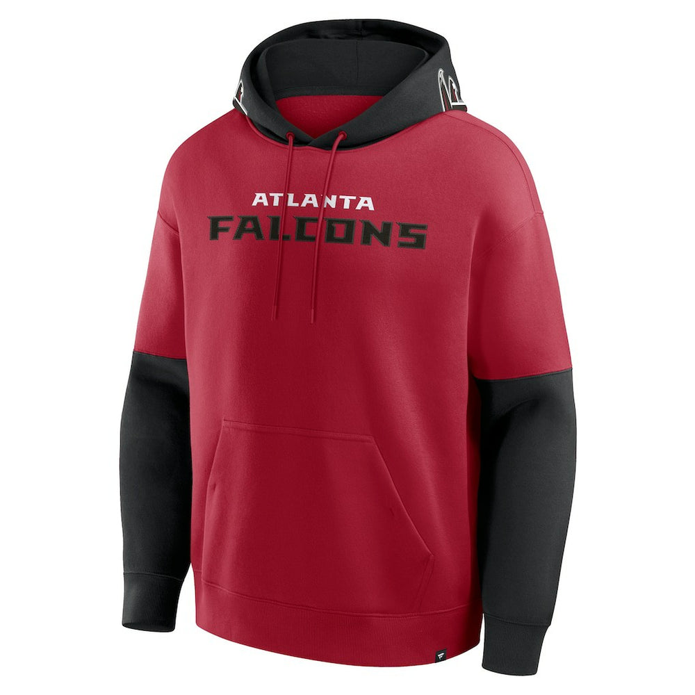 Atlanta Falcons Helmet Pullover Hoodie - Red - Fanatics