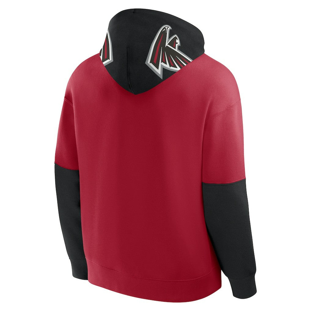 Atlanta Falcons Helmet Pullover Hoodie - Red - Fanatics