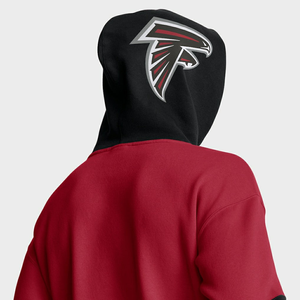 Atlanta Falcons Helmet Pullover Hoodie - Red - Fanatics