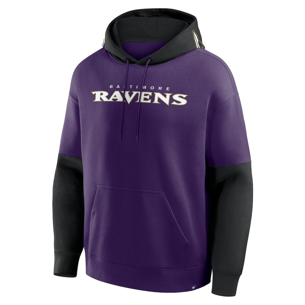 Baltimore Ravens Helmet Pullover Hoodie - Purple - Fanatics
