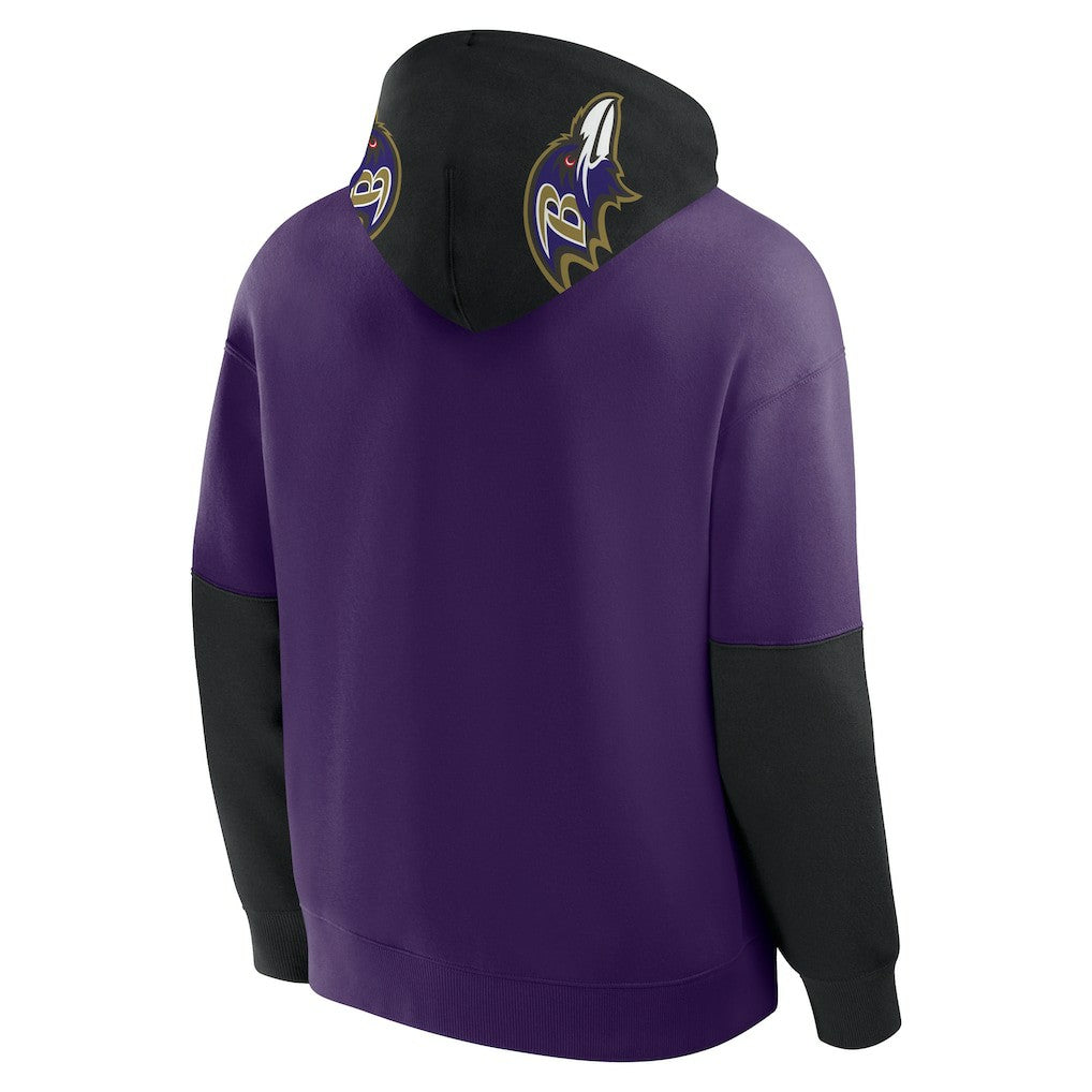 Baltimore Ravens Helmet Pullover Hoodie - Purple - Fanatics