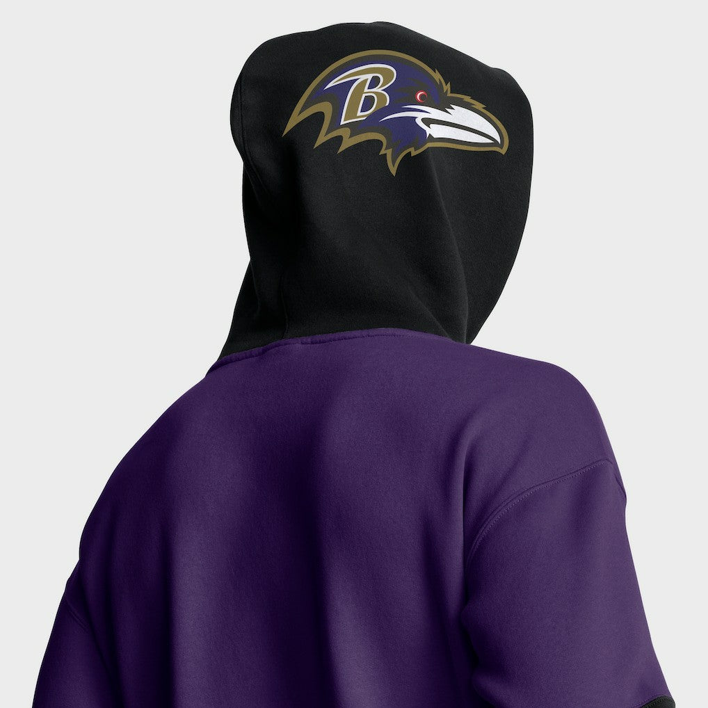Baltimore Ravens Helmet Pullover Hoodie - Purple - Fanatics