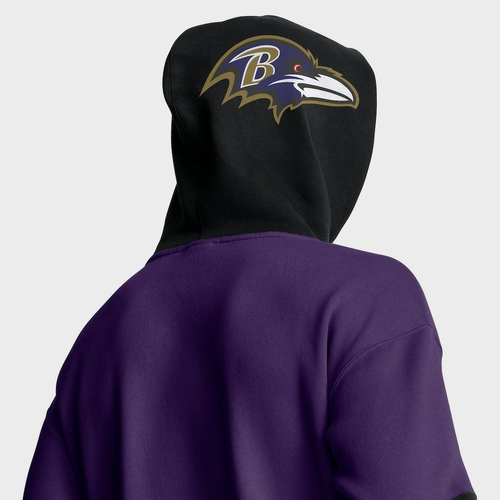 Baltimore Ravens Helmet Pullover Hoodie - Purple - Fanatics