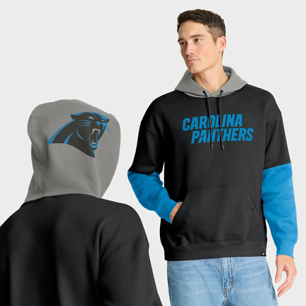 Carolina Panthers Helmet Pullover Hoodie - Black - Fanatics
