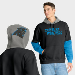 Carolina Panthers Helmet Pullover Hoodie - Black - Fanatics