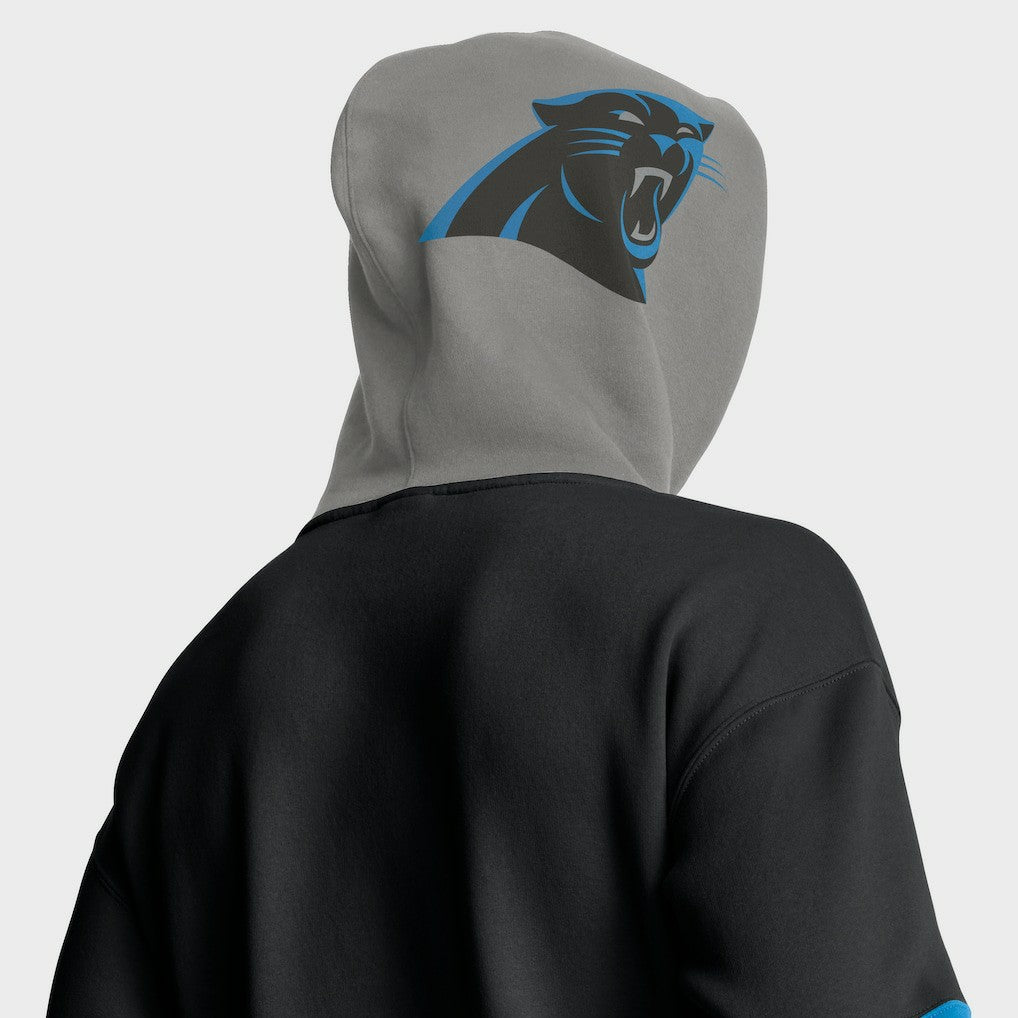 Carolina Panthers Helmet Pullover Hoodie - Black - Fanatics
