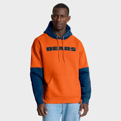 Chicago Bears Helmet Pullover Hoodie - Orange - Fanatics