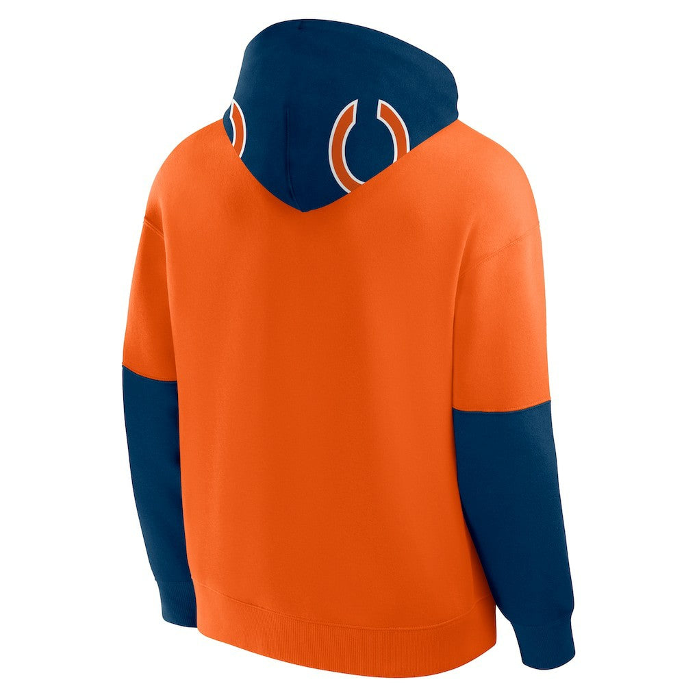 Chicago Bears Helmet Pullover Hoodie - Orange - Fanatics