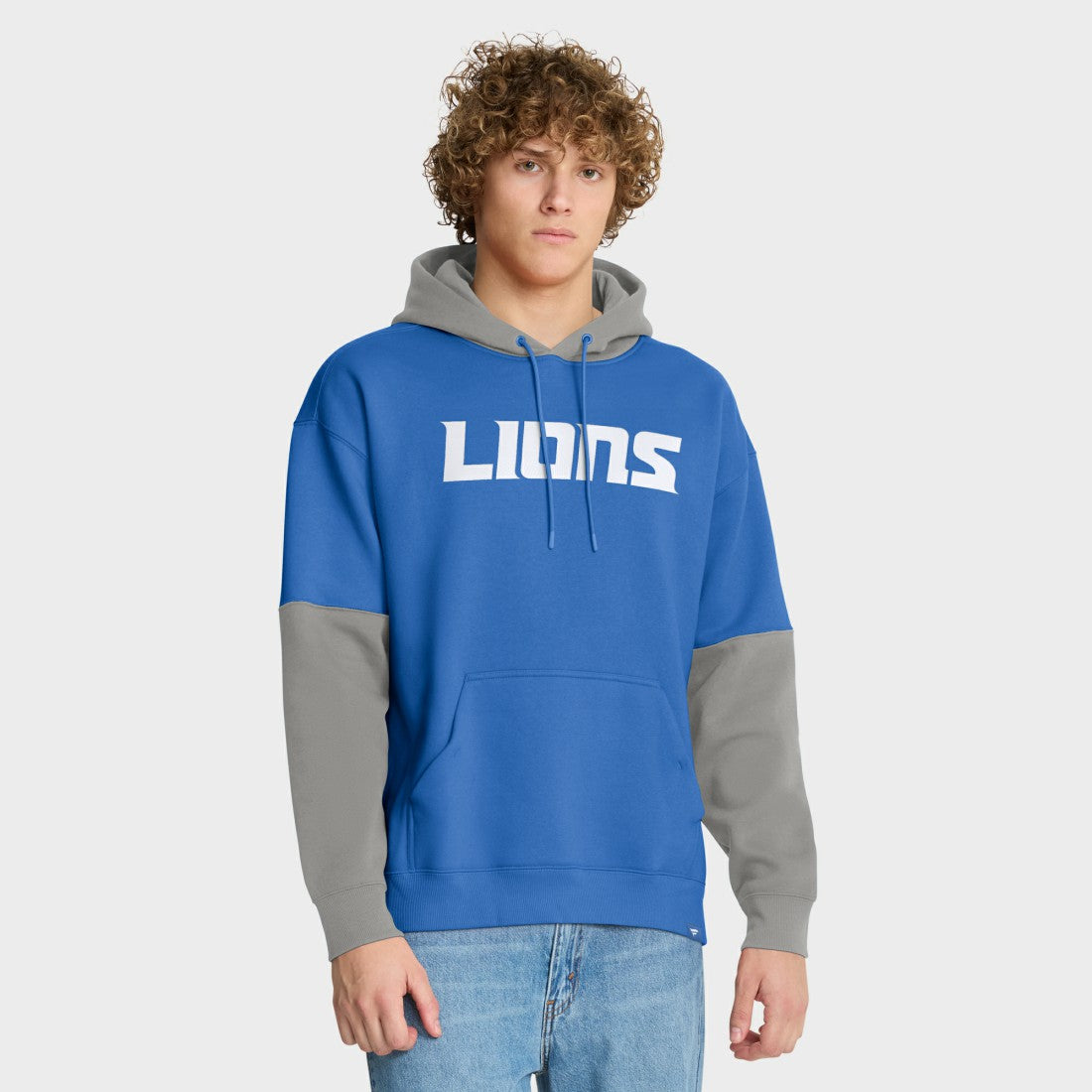 Detroit Lions Helmet Pullover Hoodie - Blue - Fanatics