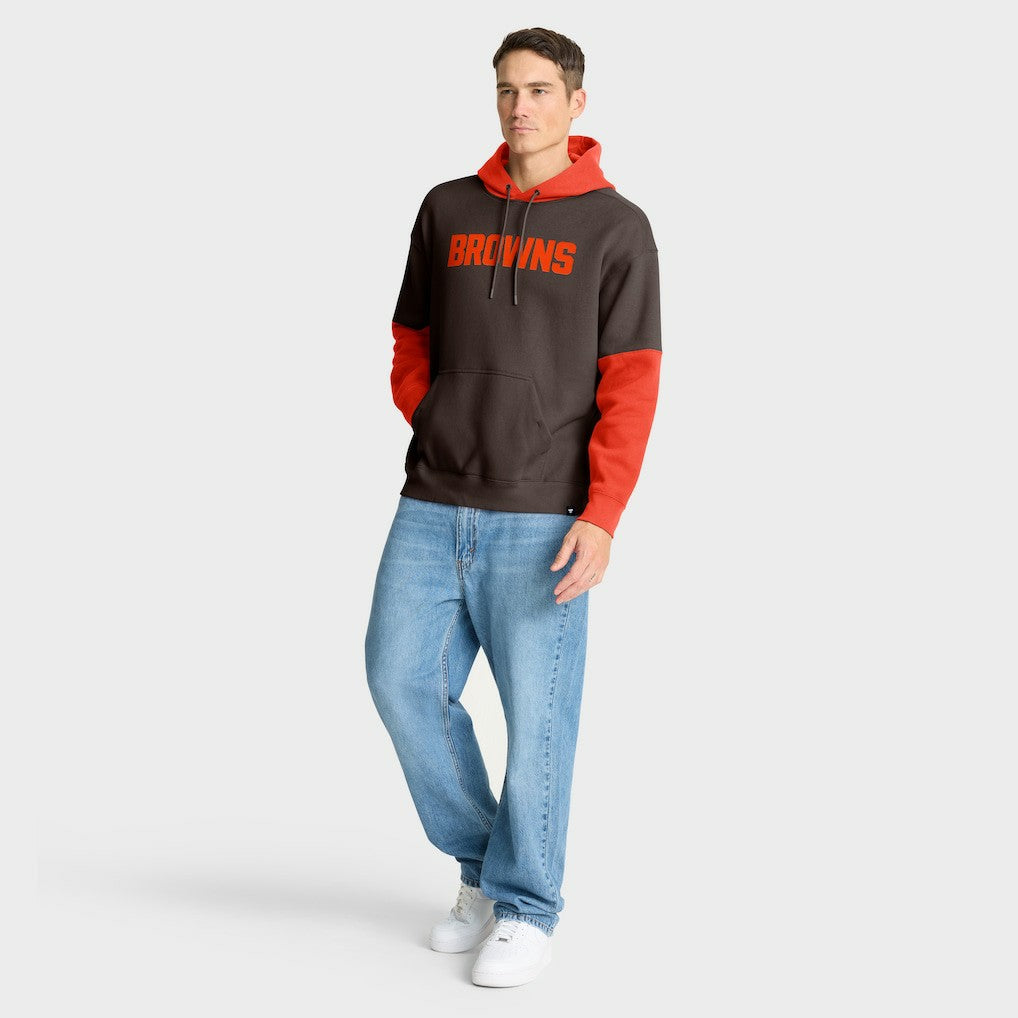 Cleveland Browns Helmet Pullover Hoodie - Brown - Fanatics