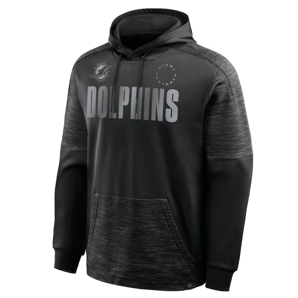 Miami Dolphins Chip Shot Pullover Hoodie - Black - Fanatics