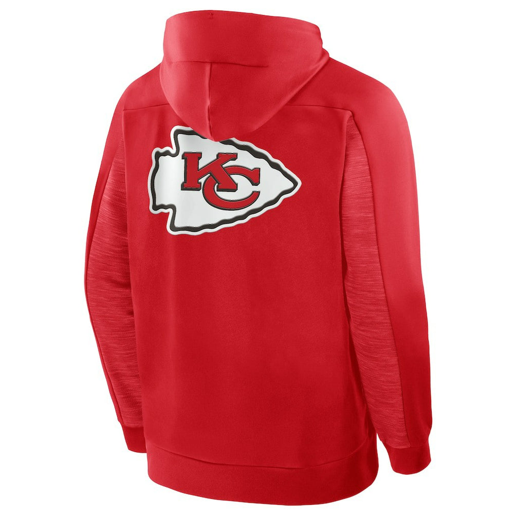 Kansas City Chiefs Checkdown Pass Full-Zip Hoodie - Red - Fanatics