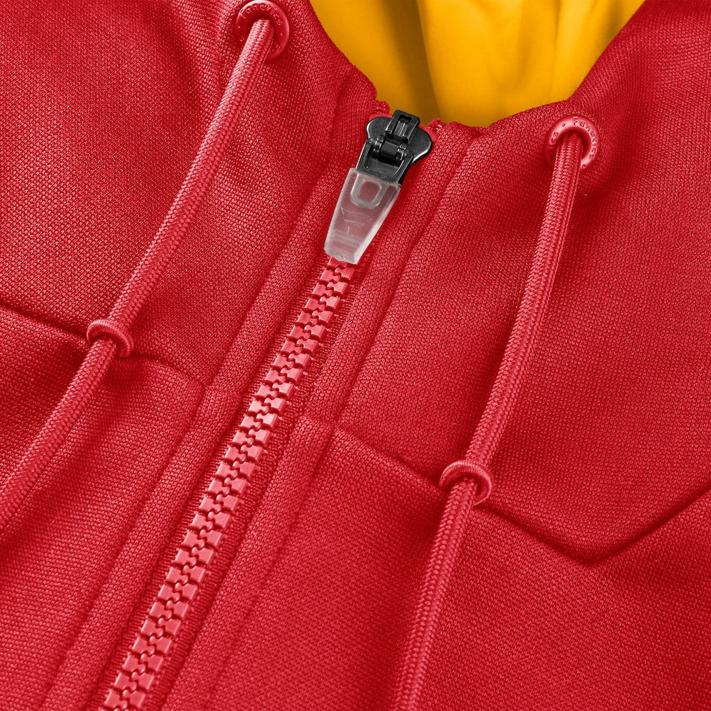 Kansas City Chiefs Checkdown Pass Full-Zip Hoodie - Red - Fanatics
