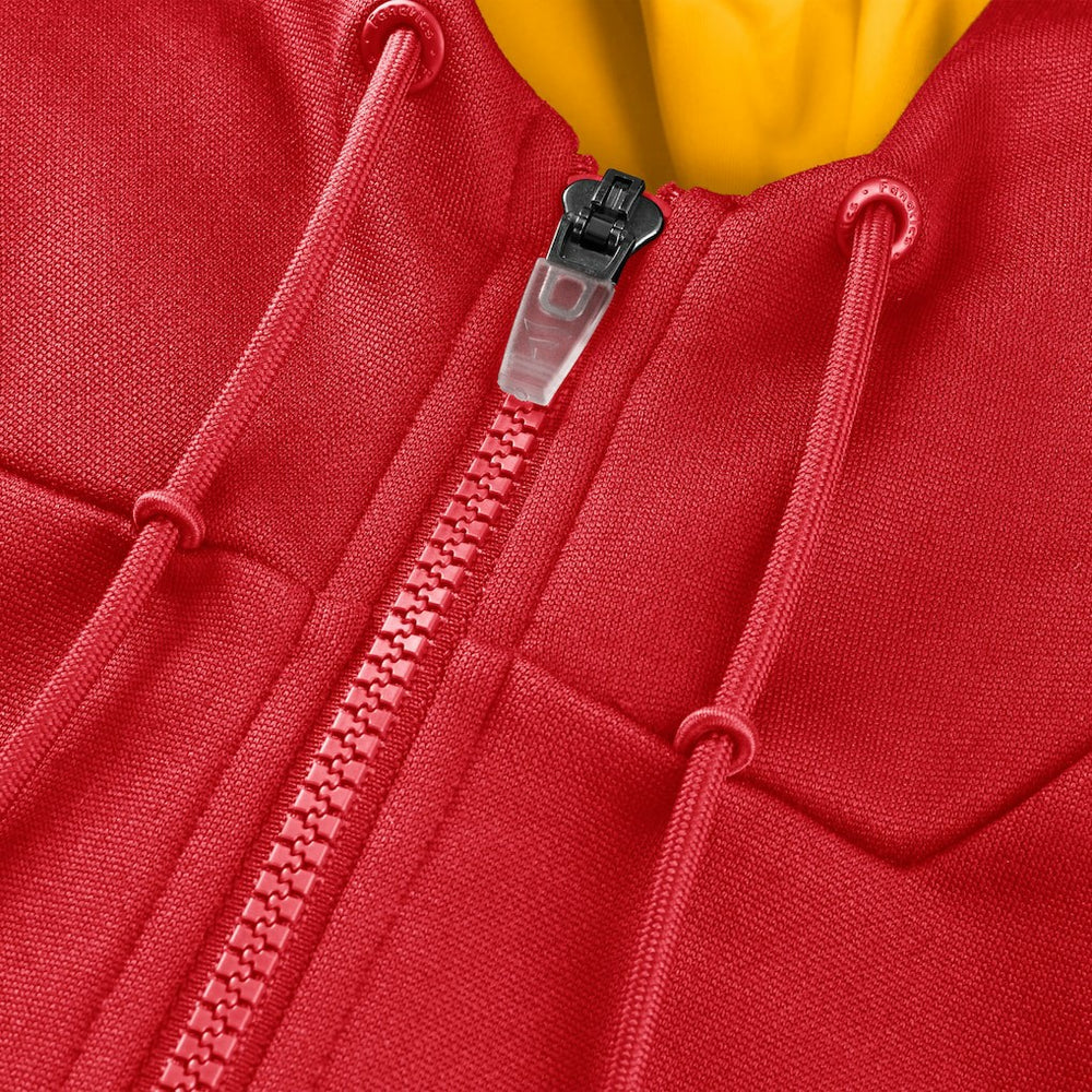 Kansas City Chiefs Checkdown Pass Full-Zip Hoodie - Red - Fanatics