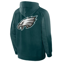 Philadelphia Eagles Checkdown Pass Full-Zip Hoodie - Midnight Green - Fanatics