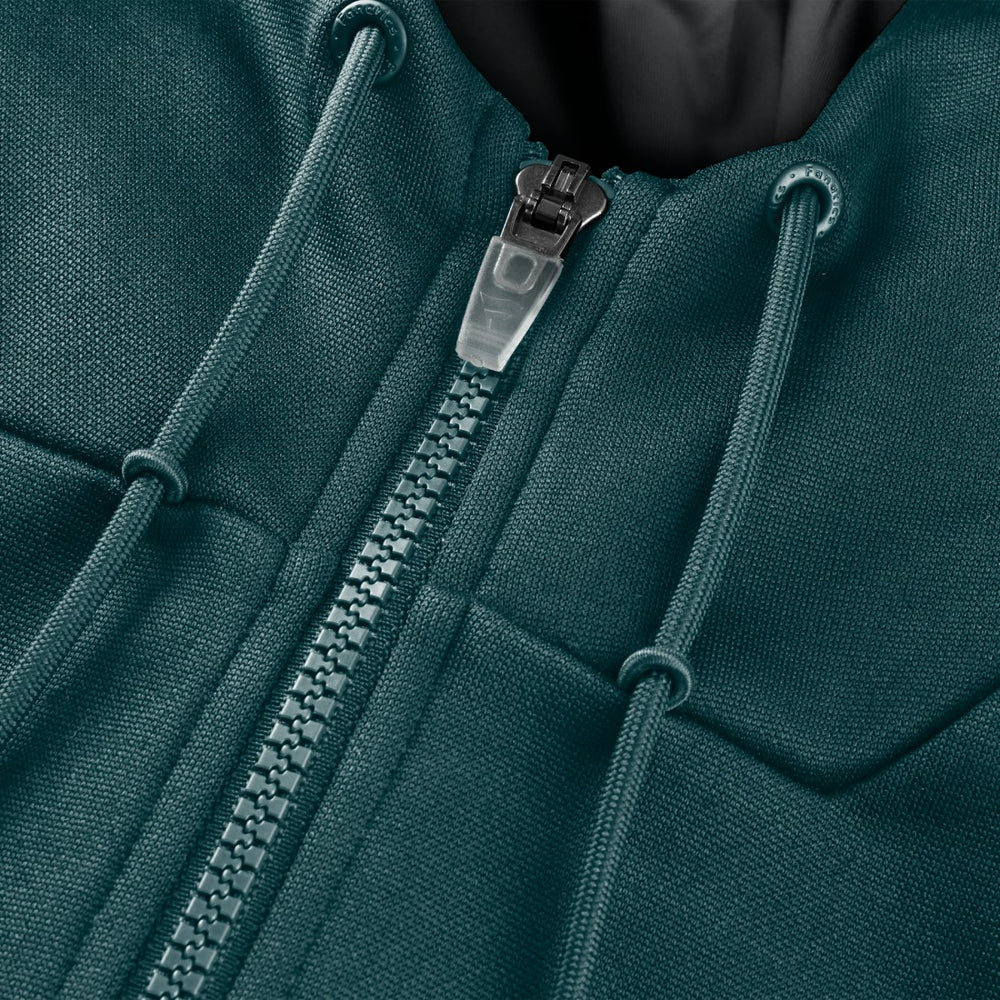 Philadelphia Eagles Checkdown Pass Full-Zip Hoodie - Midnight Green - Fanatics