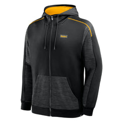 Pittsburgh Steelers Checkdown Pass Full-Zip Hoodie - Black - Fanatics