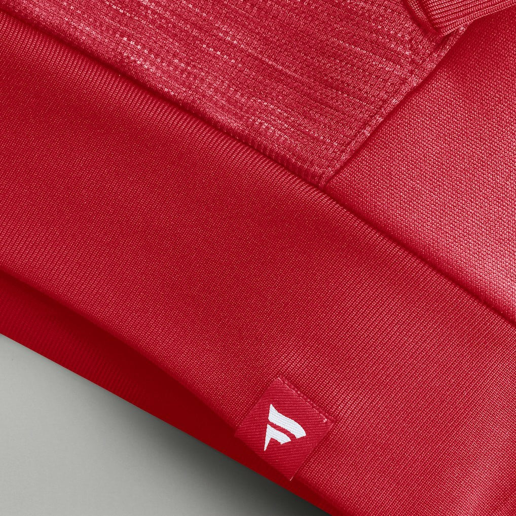 San Francisco 49ers Checkdown Pass Full-Zip Hoodie - Scarlet - Fanatics