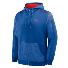 Buffalo Bills Checkdown Pass Full-Zip Hoodie - Royal - Fanatics