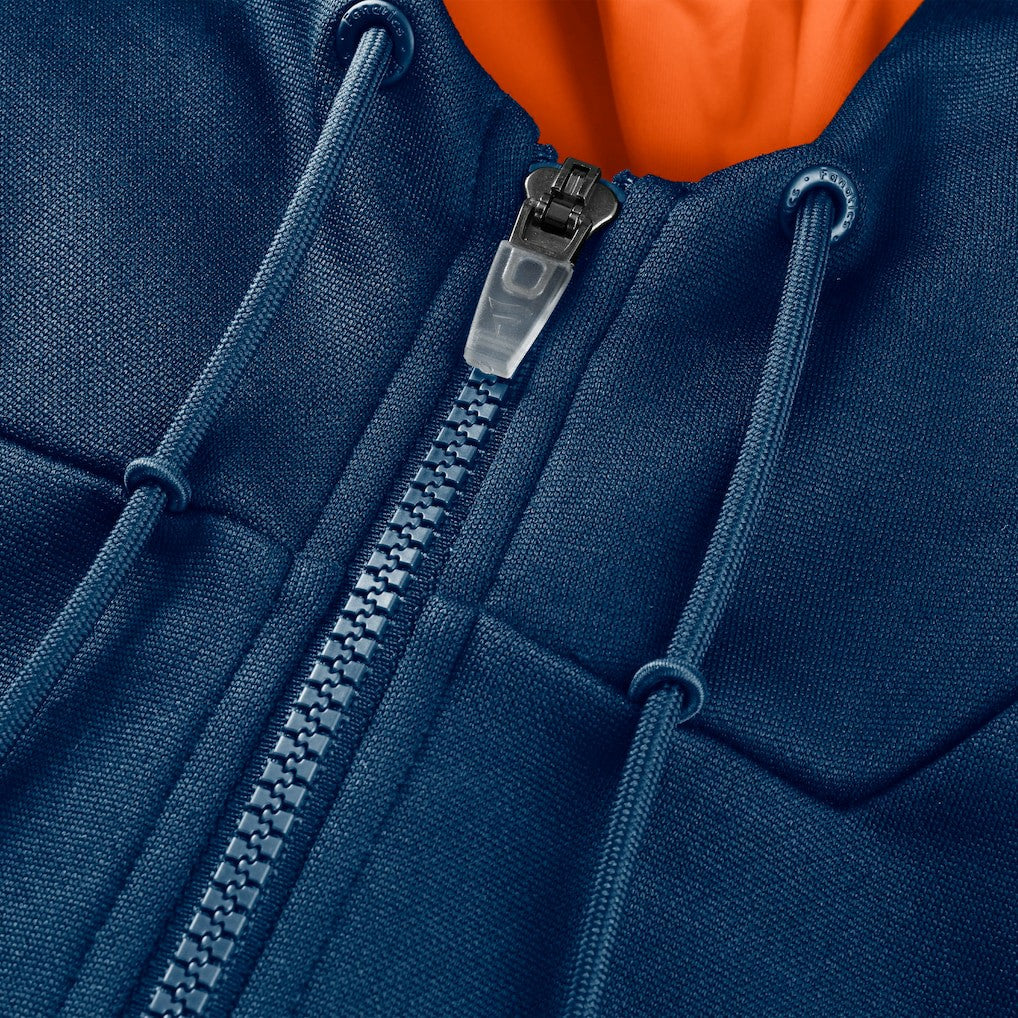 Chicago Bears Checkdown Pass Full-Zip Hoodie - Navy - Fanatics