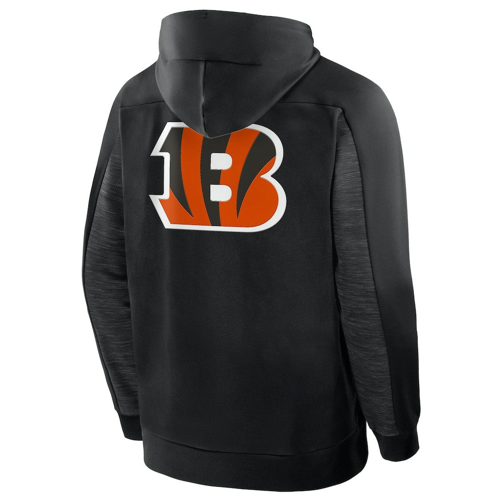 Cincinnati Bengals Checkdown Pass Full-Zip Hoodie - Black - Fanatics
