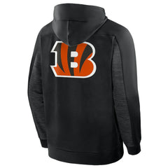 Cincinnati Bengals Checkdown Pass Full-Zip Hoodie - Black - Fanatics