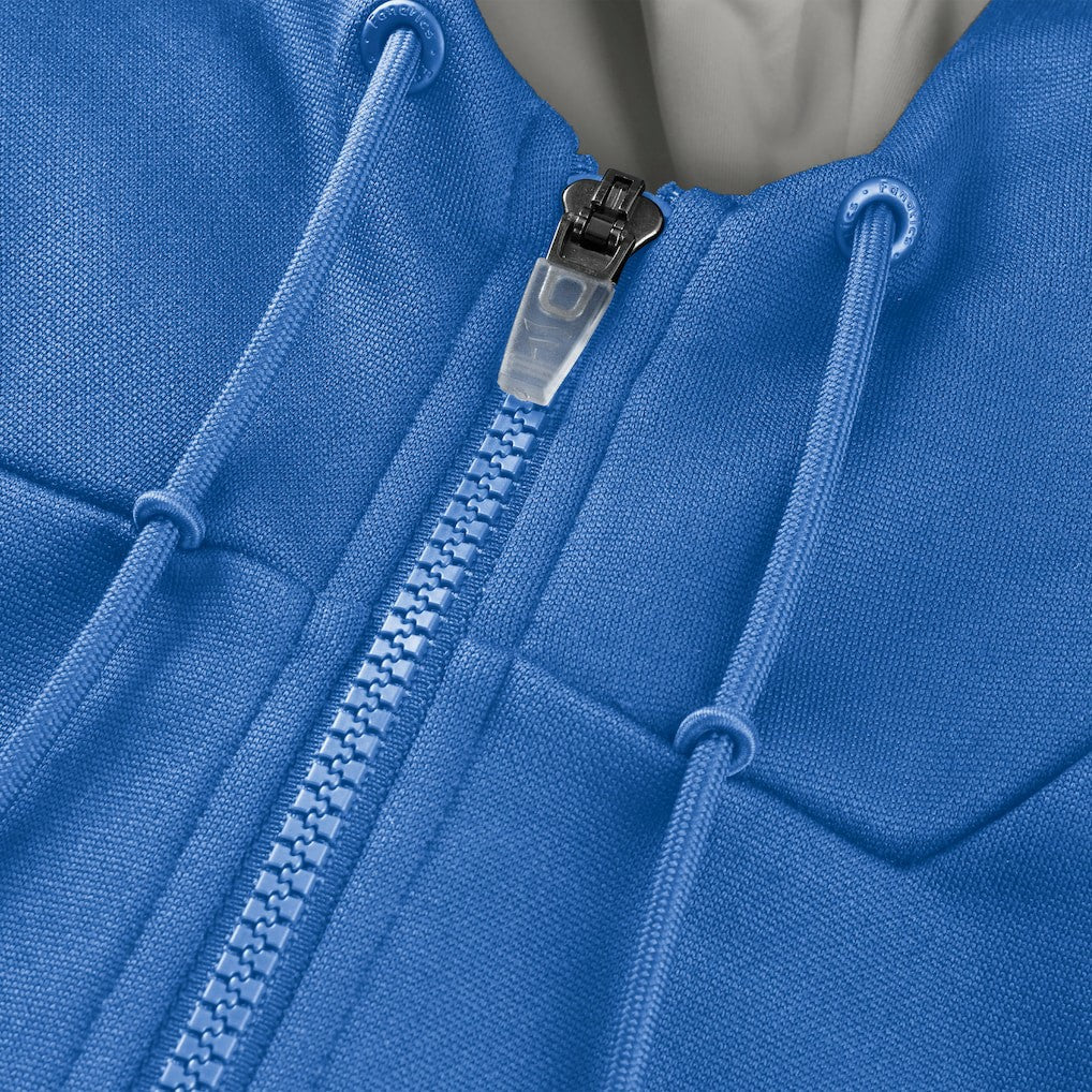 Detroit Lions Checkdown Pass Full-Zip Hoodie - Blue - Fanatics