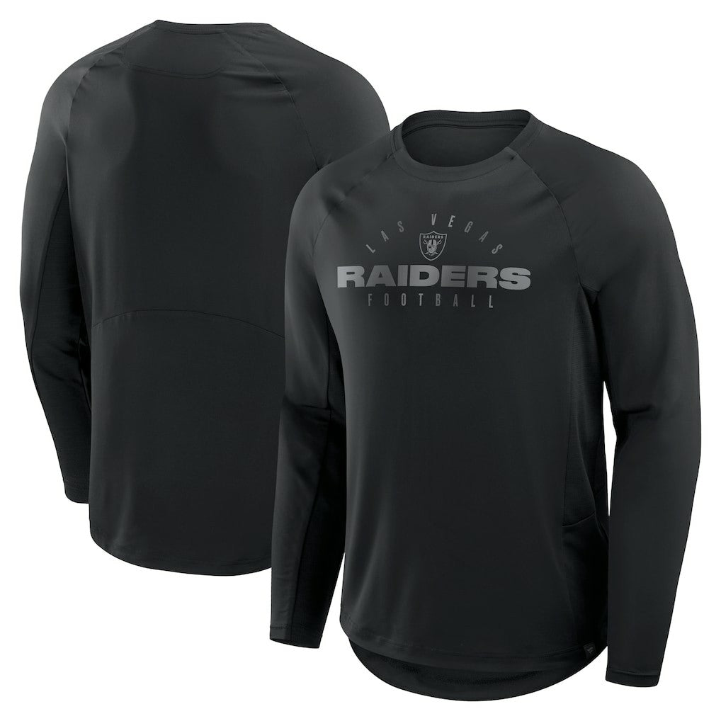 Las Vegas Raiders Coverage Scheme Long Sleeve T-Shirt - Black - Fanatics