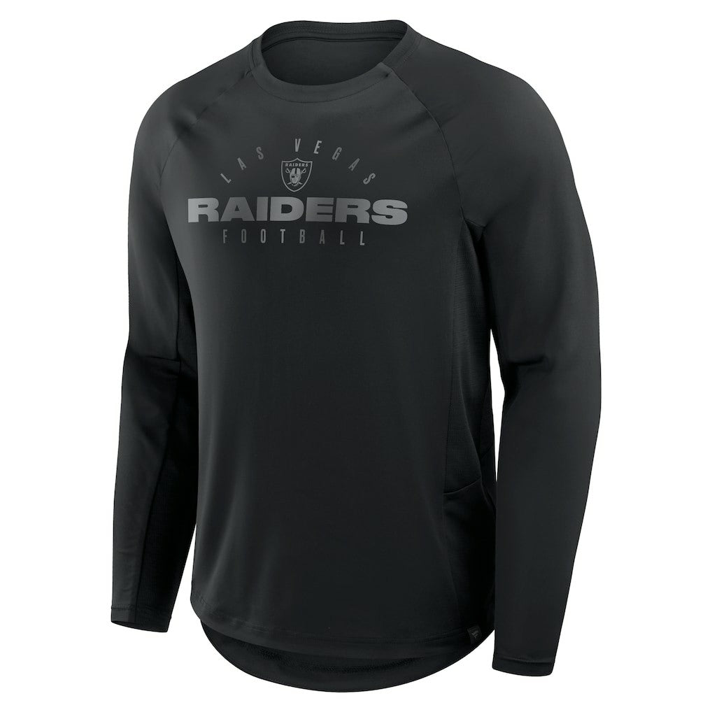 Las Vegas Raiders Coverage Scheme Long Sleeve T-Shirt - Black - Fanatics