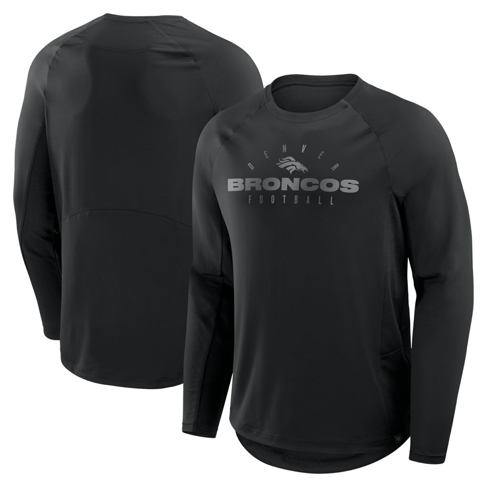 Denver Broncos Coverage Scheme Long Sleeve T-Shirt - Black - Fanatics