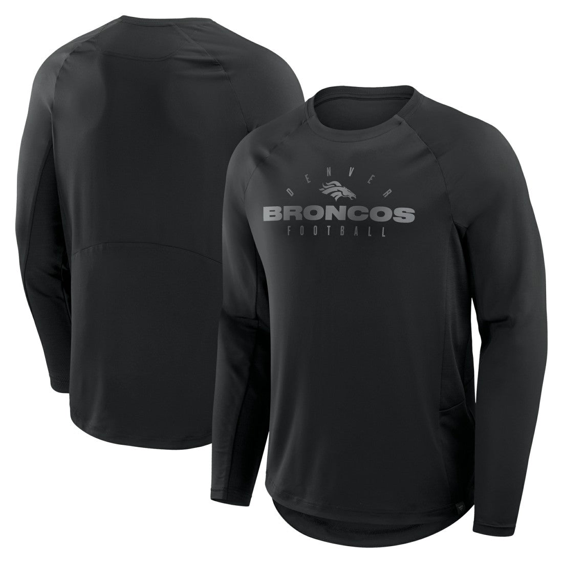 Denver Broncos Coverage Scheme Long Sleeve T-Shirt - Black - Fanatics