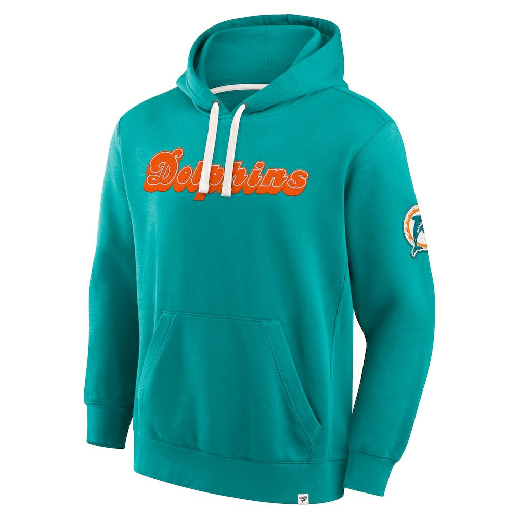 Miami Dolphins New Horizons Heritage Pullover Hoodie - Aqua - Fanatics